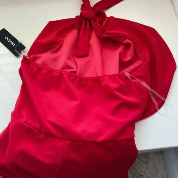 bebe Halter Neck Jumpsuit - Picture 10 of 14